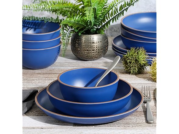 Gibson Home Rockabye 12 Piece Plastic Set