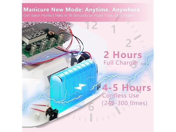 Rechargeable Uv Led Nail Lamp