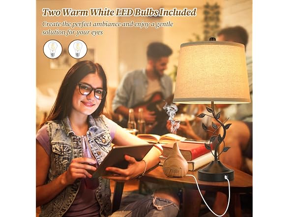 Barith Leaf Table Lamp Set of 2
