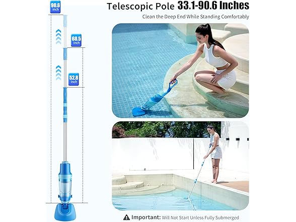 Swolace Cordless Pool Vacuum