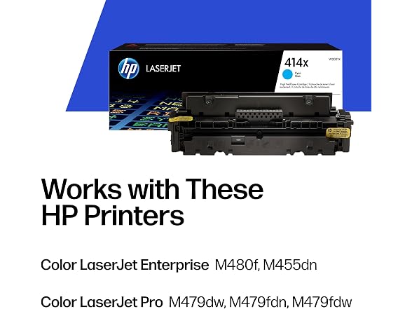 Hewlett Packard HP W2021X HP 414X Cyan High-yield Toner