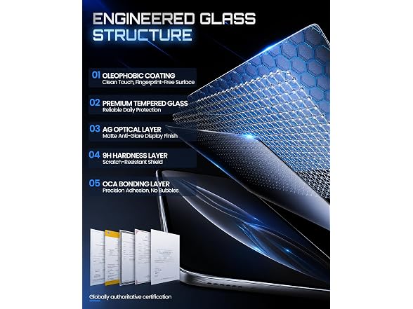 16“ Screen Protector for 2026 Tesla Model Y Juniper
