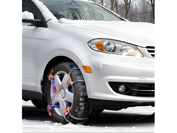 8 PCS Snow Chains, Tire Traction Wheel Chains
