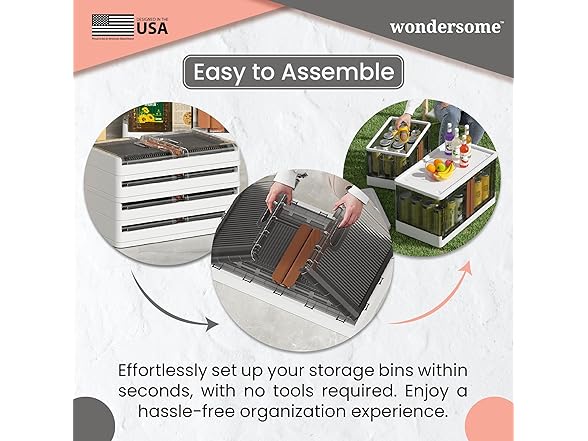 Wondersome Collapsible Storage Bin