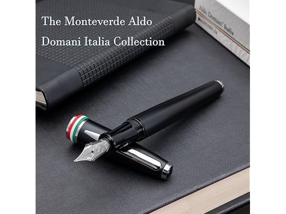 Monteverde USA Aldo Domani Italia Fountain Pen Matte Black