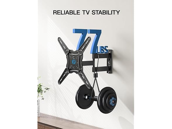 Pipishell Full Motion TV Wall Mount
