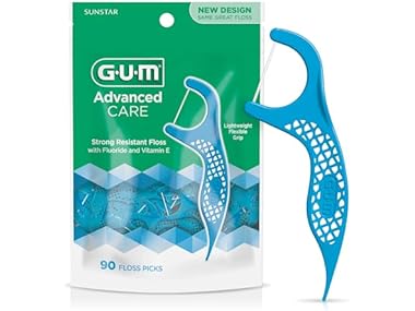 $3.99, Was $5.99, 33% Off! GUM Advanced Floss Picks 90ct dealfomo