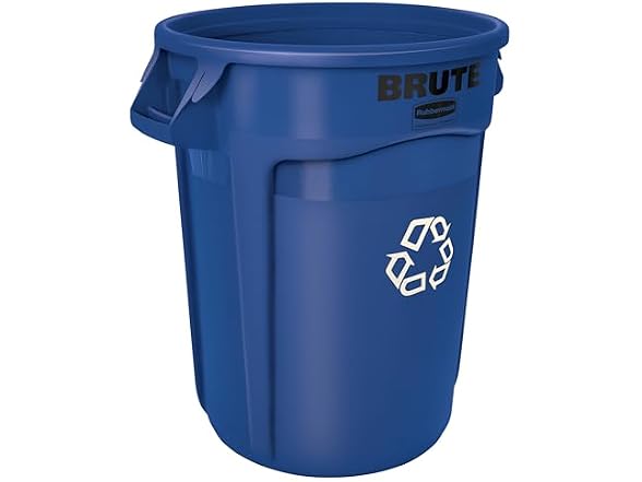 32G Blue Recycling Vented Trash Container