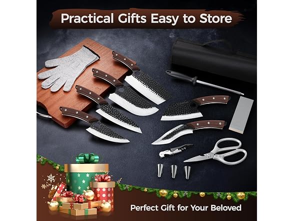 Cleaver Butcher Knife Set of 13