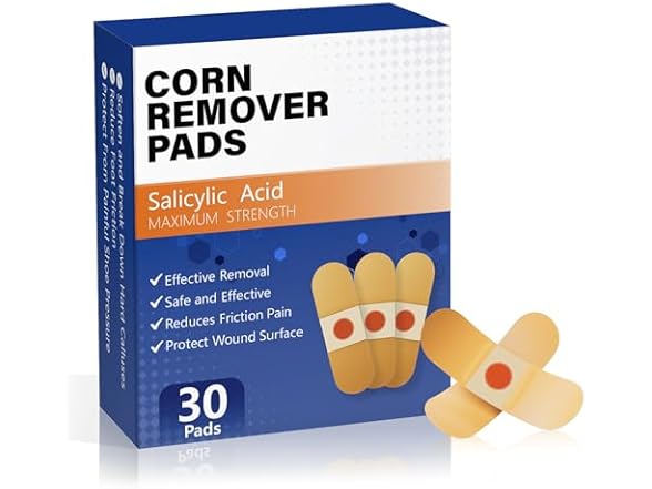 QIYANA Corn Remover Pads 30 Count