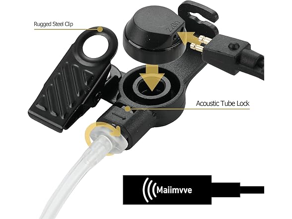 Maiimvve Walkie Talkie Earpiece Mic for Motorola XPR Radios
