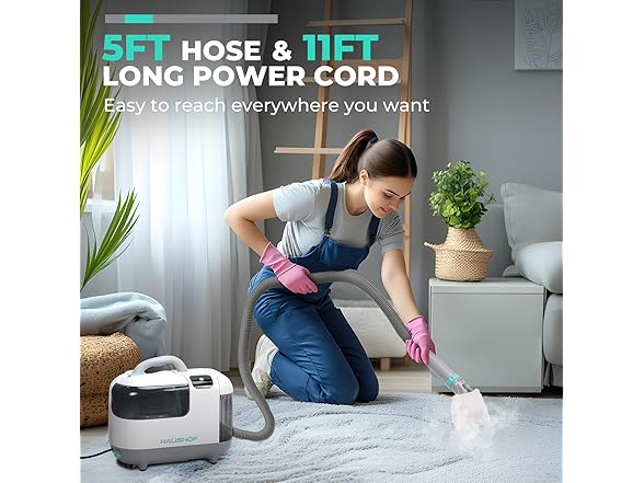 HAUSHOF Steam Portable Carpet Cleaner Cream