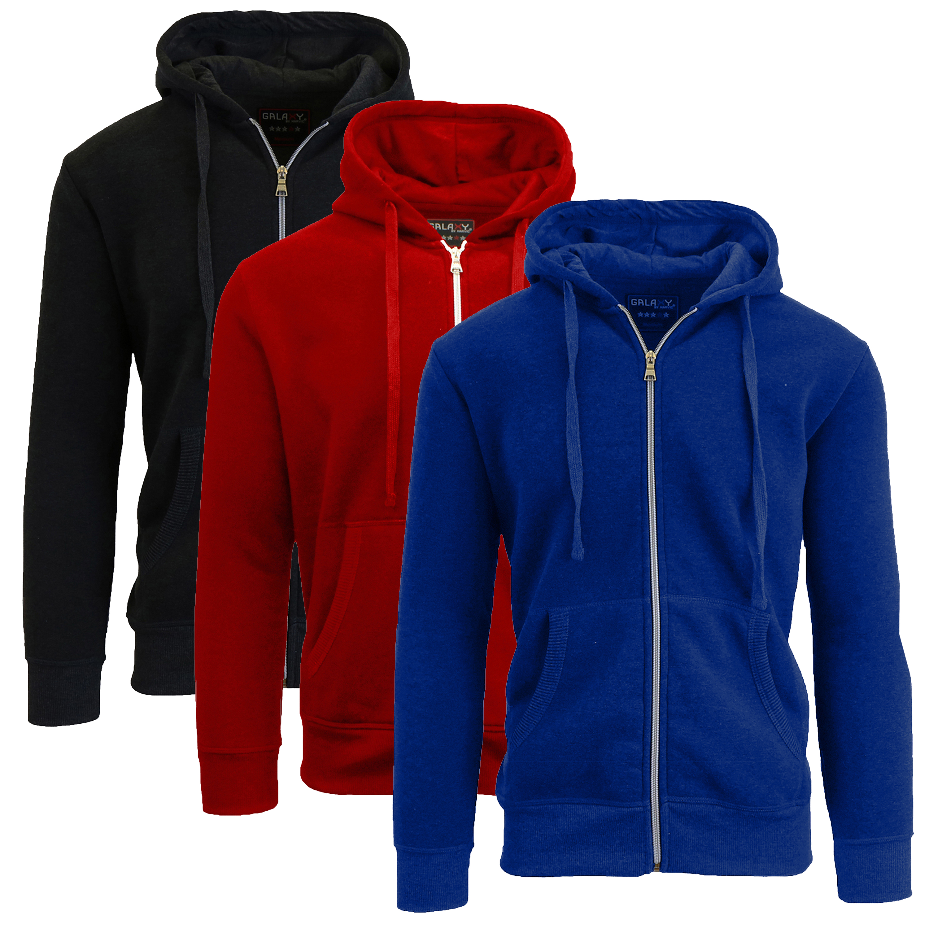 Boys Fleece-Lined Zip Sweater Hoodie - Gallery 32