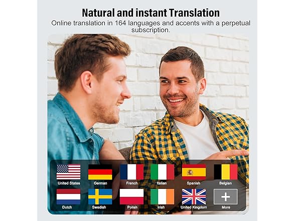 AI Language Translation Earbuds | EV68 (Open Box)