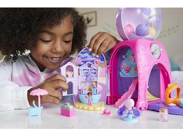 Polly Pocket Travel Toy, Gumball Bear Playset