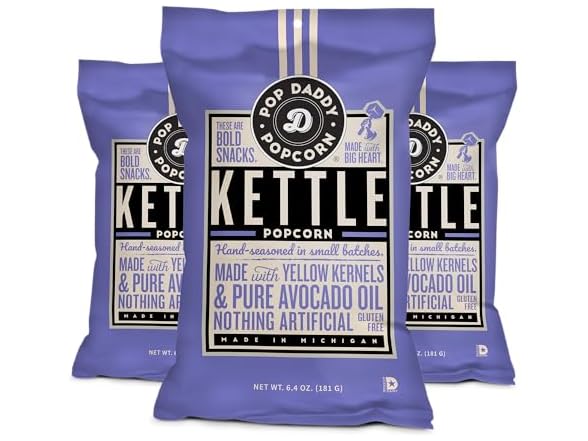POP DADDY POP DADDY 3P 3 PACK KETTLE POPCORN