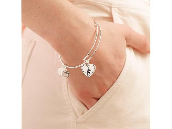 Alex And Ani Forever Touched My Heart Charm Bangle