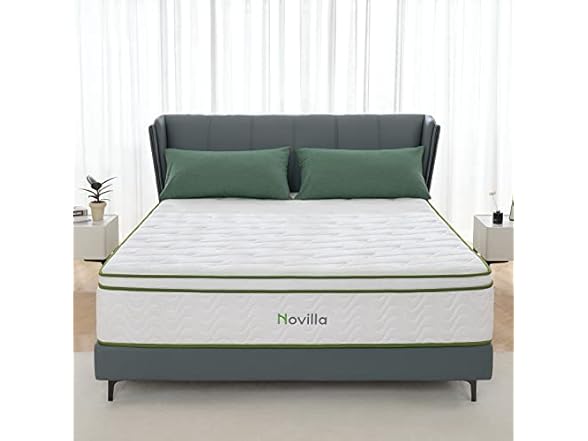 Novilla King 12 Inch Gel Memory Foam Hybrid Mattress