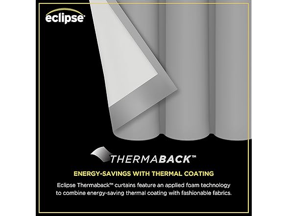 Eclipse Pembroke 100% Blackout, 84"L x 42"W