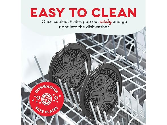 DASH Multimaker Mini System Two 4” Nonstick Removable Plates