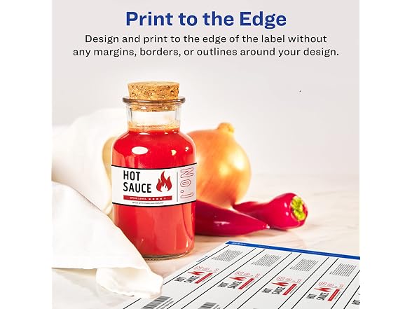 Avery Durable Waterproof Wraparound Rectangle Labels
