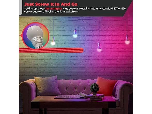 KOBRA Products LED Color Changing Bulb (Your Choice)