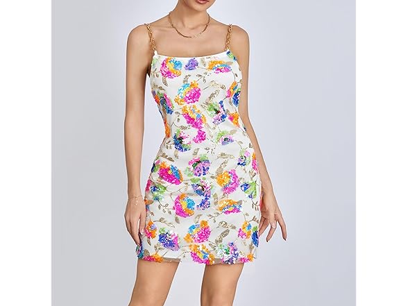 SHIBAOZI Women (L) Short Clubwear Medium B White