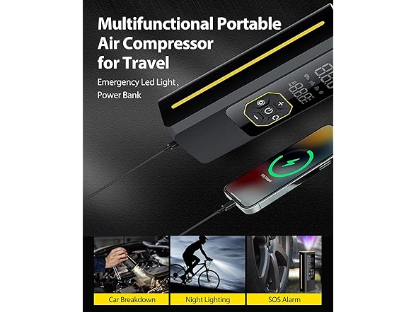 Wrifode Wrifode Tire Inflator Portable Air Comp