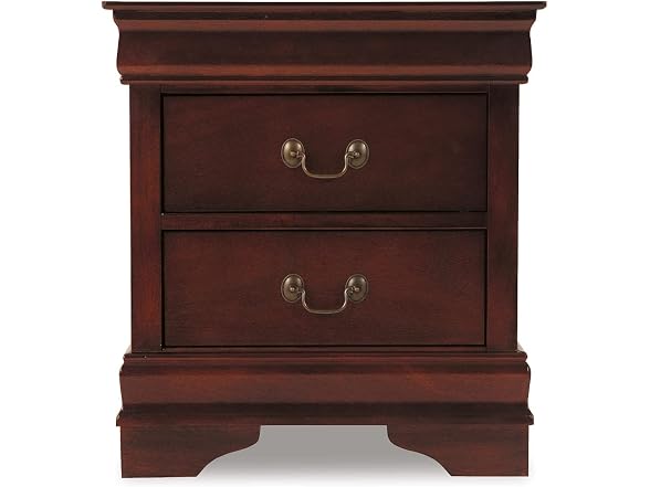 Alisdair Dark Brown Two Drawer Night Stand