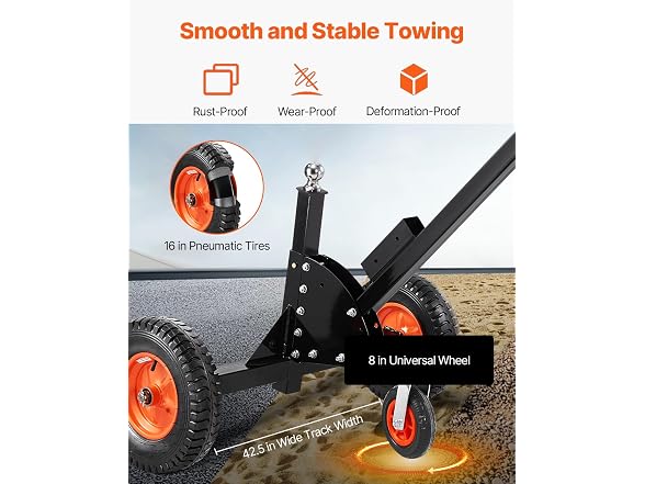 Trailer Dolly, 1500lbs Tongue Weight
