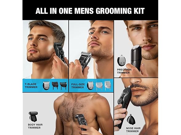 SUPRENT Beard Trimmer for Men