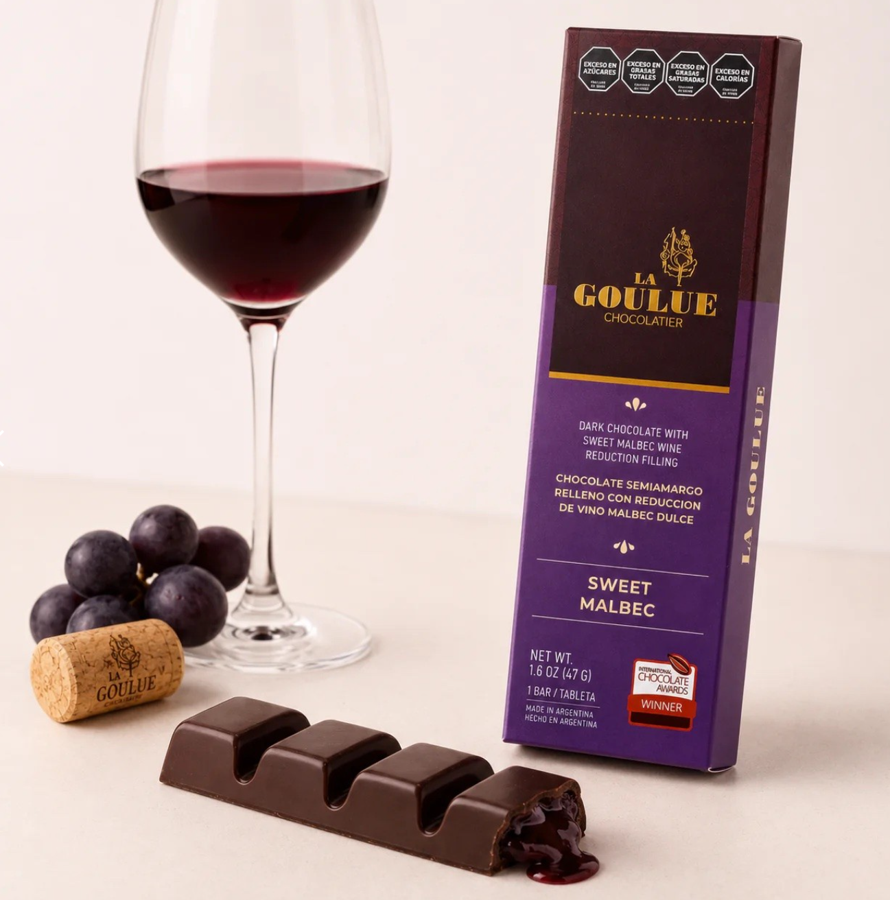 (8pk) Wine-filled Gourmet Chocolate Bars by La Goulue - Gallery 10