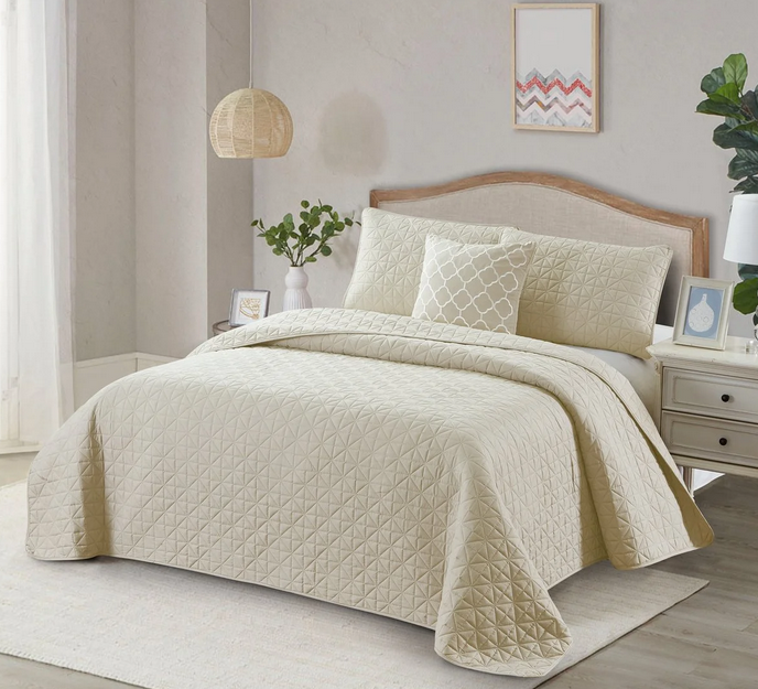 Bibb Home Solid Reversible Quilt Sets - Gallery 16