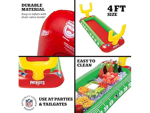 BigMouth Inc NFL Ft Inflatable Food Buffet Cooler - Gallery 3
