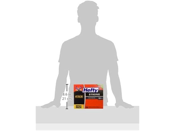3PK Hefty Hefty Strong Large 30 Gallon Trash Bags