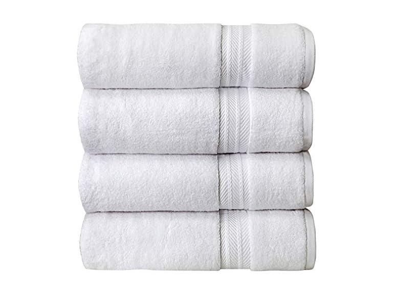 Bloom 4 Pack Towels Zero Twist Cotton
