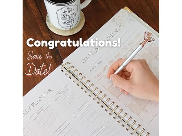 Generic Wedding Planner With Pen