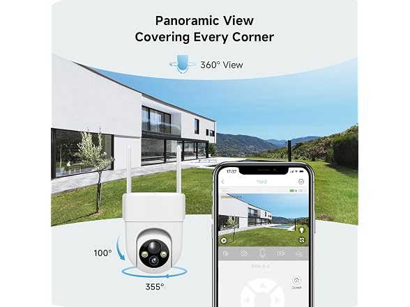 Oculview 2K Solar Security Cameras