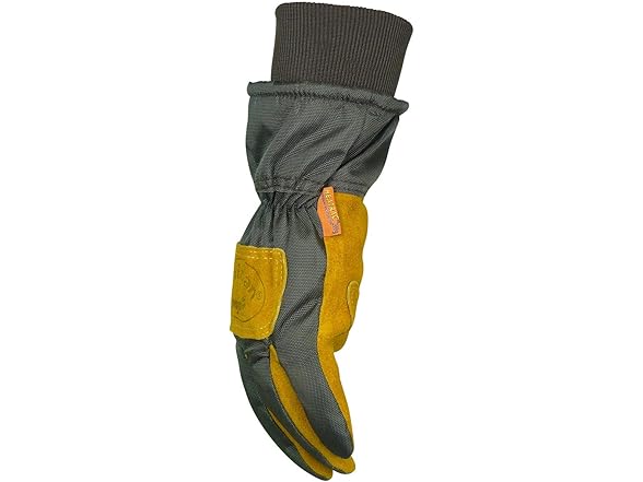 Caiman 1352-4 Cowhide Leather Palm Winter Gloves