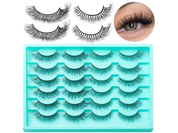 LoveOurHome 12 Pairs Faux Mink Lashes