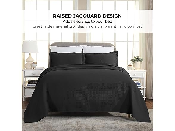 Superior Cotton Decorative Bedspread Quilt Set