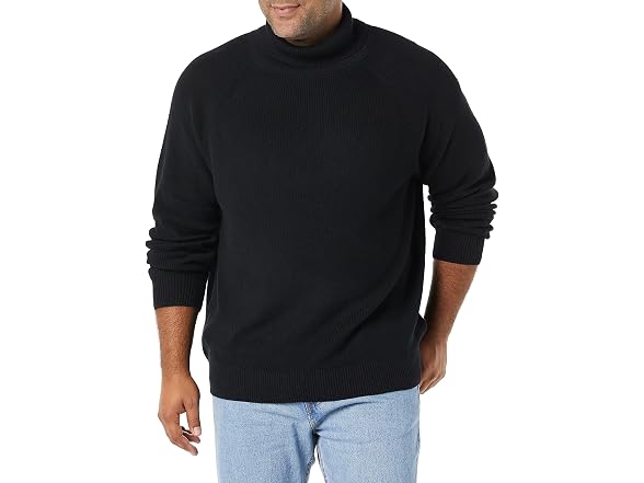 Amazon Essentials 100% Cotton Sweater, Black (XS)