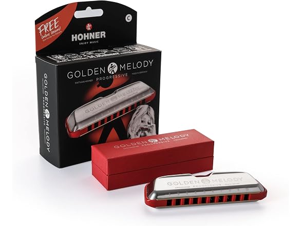 Hohner Harmonica, multicoloured