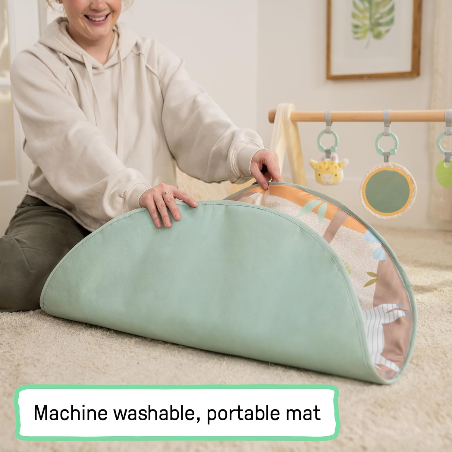 Ingenuity Wonder & Wood Baby Play Mat - Gallery 12