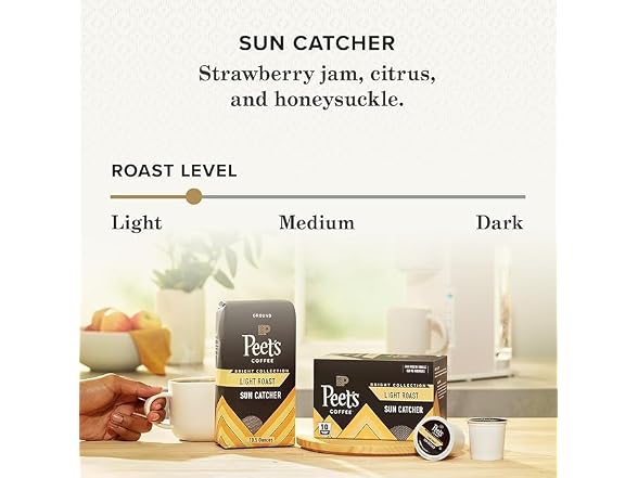 Peet's Coffee Coffee Pods, Light Roast