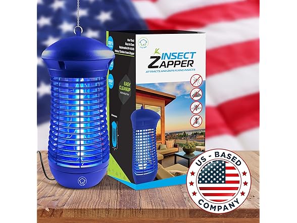 Livin’ Well Blue Bug Zapper Indoor Outdoor