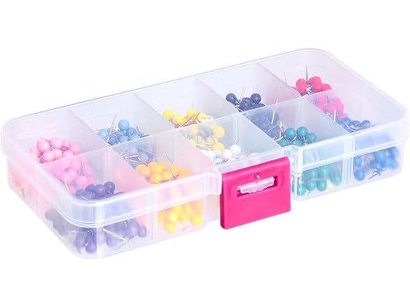 Amazon Basics 1/8-Inch Push Pins 600-Pack
