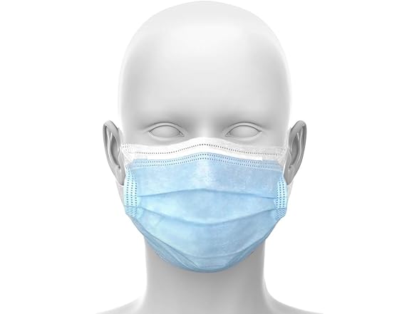 Basic Resources Earloop Face Mask, 50pk