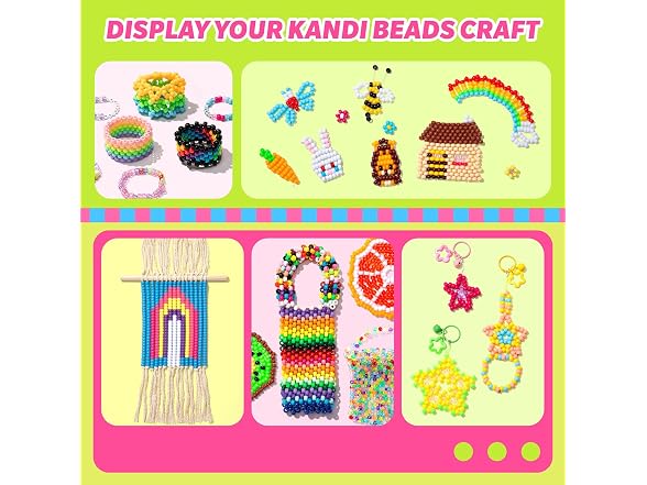 Simetufy 4200Pcs Pony Beads Bulk Kit