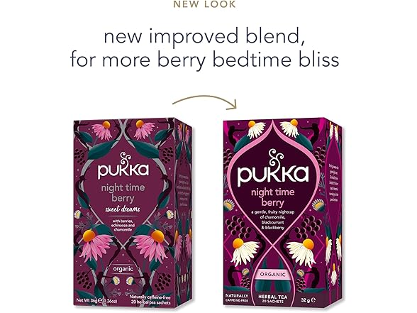 20CT Pukka Organic Night Time Berry Herbal Tea